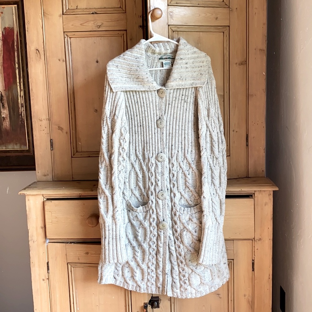 Aran crafts wool sweater